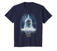 Affiche du film Disney La Belle et la Bête T-Shirt, Enfant, Bleu Marine, 2 ans