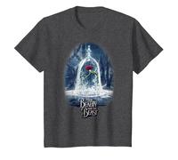 Affiche du film Disney La Belle et la Bête T-Shirt, Enfant, Chiné Foncé, 2 ans