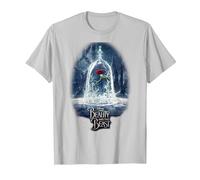 Affiche du film Disney La Belle et la Bête T-Shirt, Homme, Argent, XXL