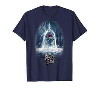 Affiche du film Disney La Belle et la Bête T-Shirt, Homme, Bleu Marine, 6XL