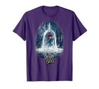 Affiche du film Disney La Belle et la Bête T-Shirt, Homme, Violet, S