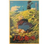 Affiche du film Howl's Moving Castle Hayao Miyazaki Anime Wall Sticker - 51 x 36 cm (Style 31)