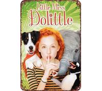 Affiche du film Little Miss Dolittle rétro drôle en métal, décoration murale d'extérieur 20,3 x 30,5 cm