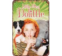 Affiche du film Little Miss Dolittle rétro drôle en métal, décoration murale d'extérieur 20,3 x 30,5 cm