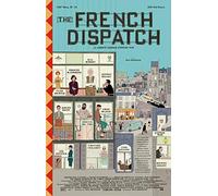 Affiche du film The French Dispatch 2020 de Wes Anderson - Décoration murale - 20,3 x 30,5 cm