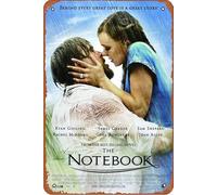 Affiche du film The Notebook - 20,3 x 30,5 cm - Plaque en métal vintage pour maison, bar, pub, garage, décoration, cadeaux