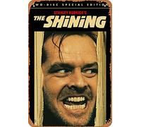 Affiche du film The Shining - Plaque en métal vintage pour décoration murale de café, bar, bureau, maison - 30,5 x 20,3 cm