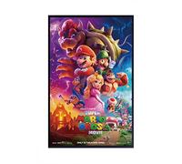 Affiche du film The Super Mario Bros. de Theissen Anime, affiches pour décoration murale de chambre - Affiche mate encadrée 11 x 17 pouces (28 cm x 43 cm)