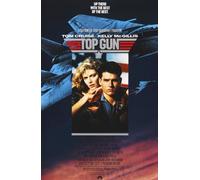Affiche du film vintage des années 80 - Poster mural - Top Gun, poster A3