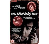 Affiche du film « Who Killed Teddy Bear ? » - Décoration murale en métal - 20,3 x 30,5 cm