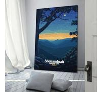 Affiche du parc national de Shenandoah, art mural, peinture, affiche, impression sur toile, affiches, œuvres d'art, décoration de chambre, cadeaux pour enfants, 60 x 90 cm