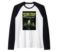 Affiche d'un Vieux Film d'horreur de Science-Fiction sur Les ovnis de Scope Creep Programming Manche Raglan