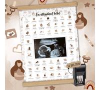 Affiche en attendant bébé - grossesse