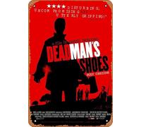 Affiche en métal style rétro avec inscription « Dead Man's Shoes 2004 » - 20,3 x 30,5 cm
