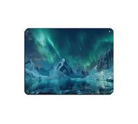 Affiche en métal vintage Aurore islandaise pour pub, club, café, bar, maison, décoration murale 30 x 40 cm