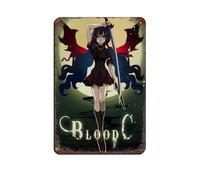 Affiche en métal vintage avec inscription « Anime BLOOD-C 8 » pour pub, club, café, bar, maison, décoration murale, 20 x 30 cm