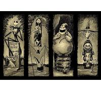 Affiche en métal vintage humoristique « L'Étrange Noël de Monsieur Jack » - 20,3 x 30,5 cm