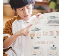 Affiche en route pour l’école - aider son enfant à s’épanouir à l’école