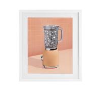 Affiche encadrée rétro « Disco Drink Blender » - 33 x 40,6 cm - Sous verre | Stupell Industries · Par LISH Creative · Prêt à accrocher une fois déballé · Idéal pour la cuisine ou la salle à manger