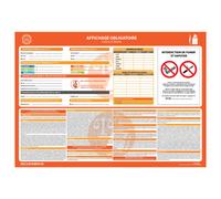 Affiche entreprise - 1 à 10 salariés - Vinyle plastifié A3