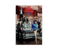 Affiche Gorillaz Album Virtual Band Musique Couverture Vintage Pour Chambre, Art Mural Esthétique sur Toile, Décor de Chambre à Coucher 30 x 45 cm