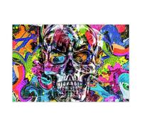 Affiche Graffiti crane - 60x40cm - made in France