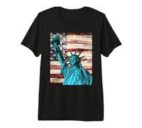 Affiche Graphique Patriotique Liberty and Freedom for All T-Shirt Haut de Gamme