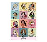 Affiche - Grupo Erik - Disney Princesses - 61x91,5cm - Décoration murale - Noir