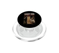 Affiche Humoristique de Film d'horreur avec programmateur Informatique PopSockets PopGrip pour MagSafe