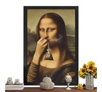 Affiche Humoristique Toilettes | Tableau Vintage Drôle pour Salle de Bain | Déco Murale Pinçage de Nez | pour Salon, Bureau, Maison, Dortoir, Appartement, Cabinet Ambiance Décalée et Sourire