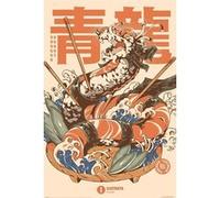 Pyramid International Ilustrata Poster Dragon Sushi