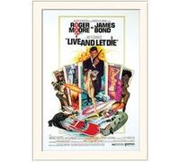 James Bond (Live & Let Die One-Sheet 30 x 40 cm montée d'impression