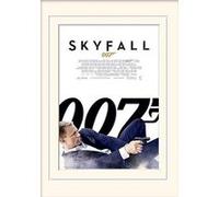 James Bond (Skyfall One Sheet - White 30 x 40 cm montée d'impression