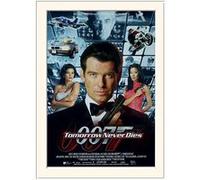 James Bond (Tomorrow Never Dies One-Sheet 30 x 40 cm montée d'impression