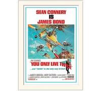 James Bond (You Only Live Twice One-Sheet 30 x 40 cm montée d'impression