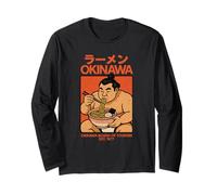 Affiche japonaise vintage Sumo Fighter Art Asia Cool Manche Longue