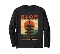 Affiche Japonaise Visit Japan Vintage Experience The Beauty Manche Longue