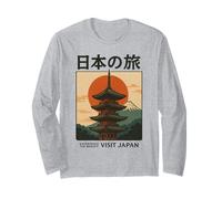 Affiche Japonaise Visit Japan Vintage Experience The Beauty Manche Longue