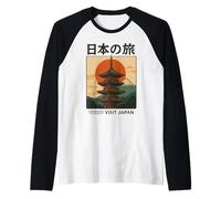 Affiche Japonaise Visit Japan Vintage Experience The Beauty Manche Raglan
