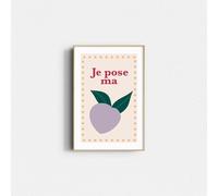 Affiche - je pose ma pêche