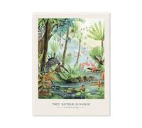 Affiche La rivière sauvage 30x40cm Tout autour du monde Moulin Roty