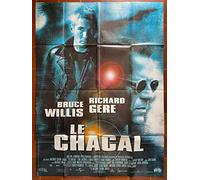 Affiche LE CHACAL Michael CATON JONES Bruce WILLIS Richard GERE 120x160cm