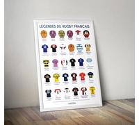 Affiche légendes du rugby français