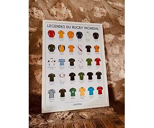 AFFICHE LÉGENDES DU RUGBY MONDIAL