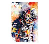 Affiche Max Verstappen Red Bull Print - Art mural Max Verstappen, cadeau, non encadré, impression d'affiche, images pour la maison, les murs, la chambre, le salon et la salle de bain, 76 x 51 cm