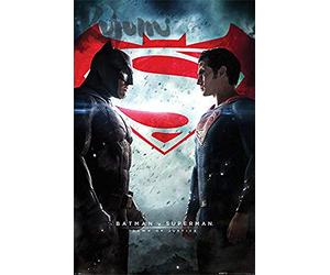 Affiche Maxi Confrontation Batman vs Superman, Bois, Multicolore