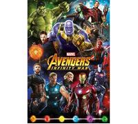 Affiche Maxi Infinity War Personnages