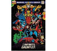 Affiche Maxi Marvel Retro Infinity War Gauntlet