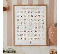 Affiche Mes Premières Fois - Lapin - Maman - Papa