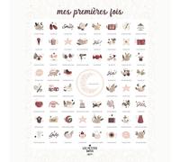 Affiche mes premières fois souris poudre maman et papa (40 x 50 cm)